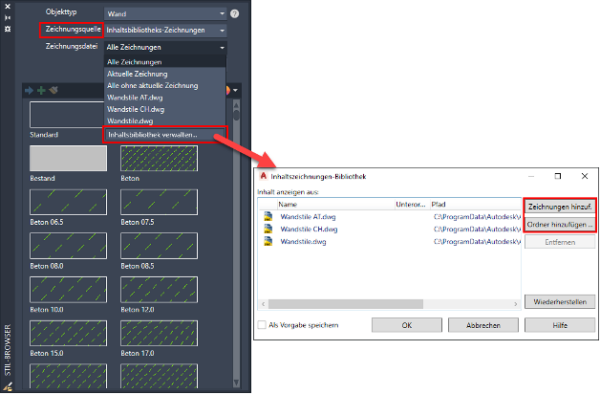 AutoCAD Architecture & AutoCAD MEP: Mit dem Stil-Browser den Zugriff ...